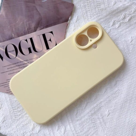 Cream iPhone 16 Case - Picture 1 of 2